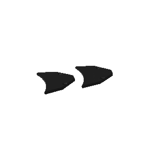 Pair of End Caps for ARC-MINICEM2-BLK (Black)