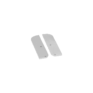 Pair of End Caps for ARC-SK80 (White)