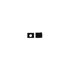 Pair of End Caps for Wood Panelling Profile (Black)