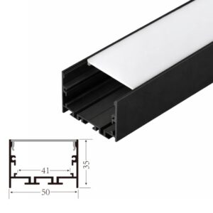 Arc LED 50x35mm 3 Metre Architectural LED Profile
