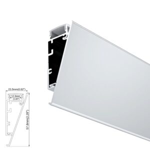 3000mm Architrave/Picture Rail Profile (White)