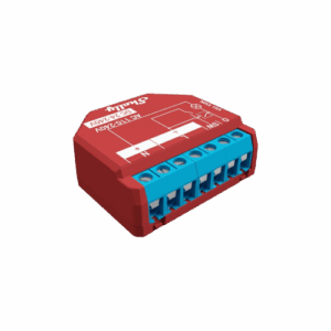 Shelly WiFi-operated 16A relay switch with power monitoring (Red)