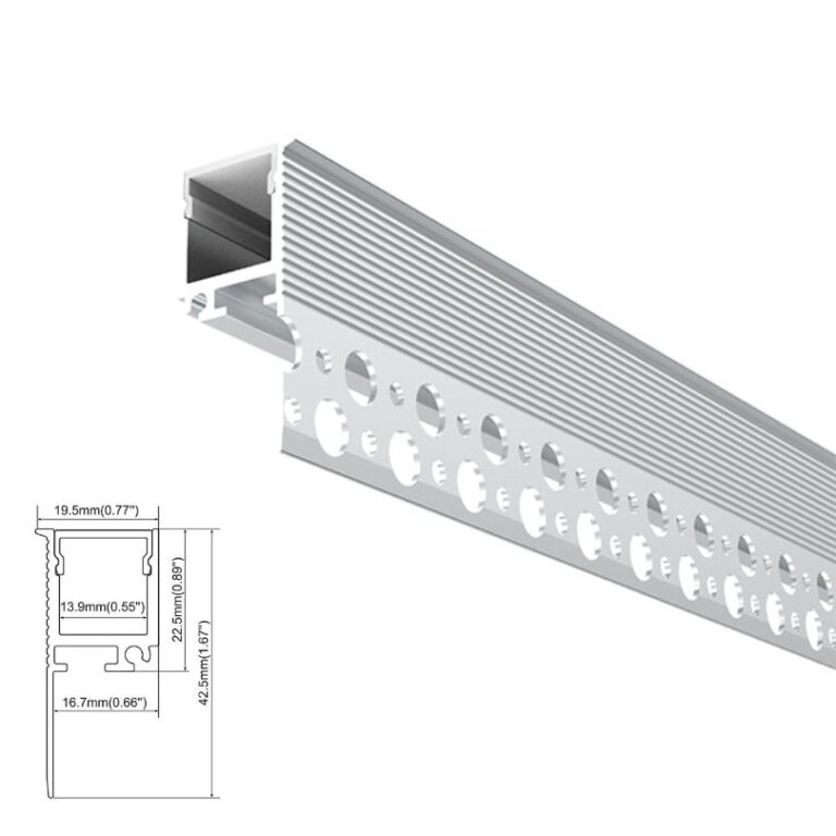 ARC-SGS 2 Metre Shadow Gap Profile 13.9mm Internal Including Diffuser ...