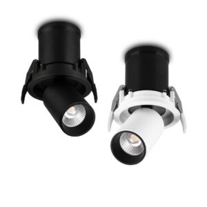 Garda 7W Retractable Recessed Swivel Spotlight