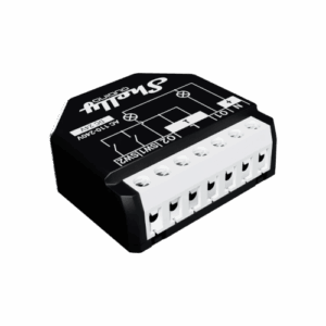 Shelly Qubino Wave 2PM Shelly smart switch, 2 channels 16A total current (18A peak), with power metering