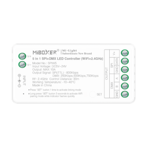5 in 1 SPI+DMX LED Controller (WiFi+2.4G)