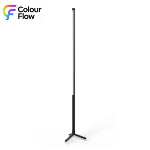 Colour-Flow 12W RGB+CCT Floor Lamp WiFi + 2.4G (Black)