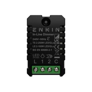 Enkin IDM250 250W In-Line Multi-Way Dimmer Module (Black)