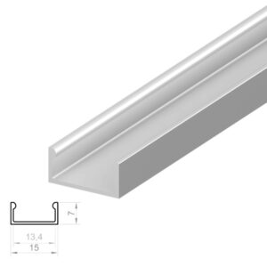 ARC-FLAT 2 Metre 15x7mm Flat Aluminium LED Profile