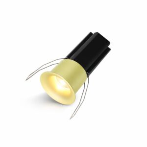 Arc LED Orvella 7W 350mA CRI97 IP20 Fluted Mini Downlight (Satin Brass)