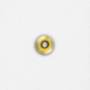 Arc LED Nivara 1W 24V CRI90 IP44 12mm Marker Light (Satin Brass)
