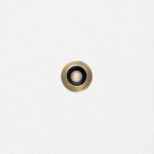 Arc LED Nivara 1W 24V CRI90 IP44 12mm Marker Light (Antique Brass)