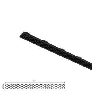 305mm Plastic Honeycomb Louvre for Antiglare Profile Series (Black)