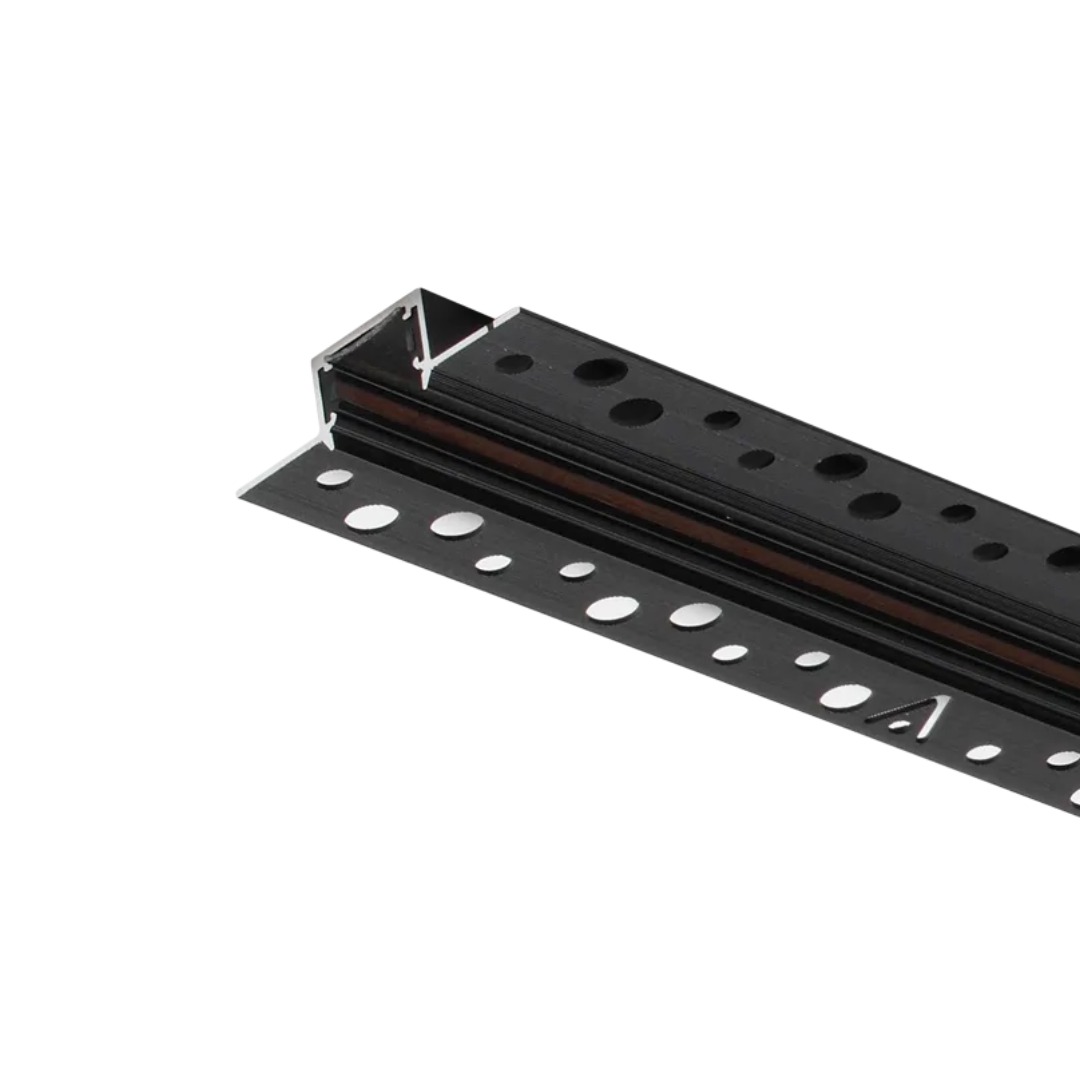 NanoBrite 2000mm Plaster-in Track - Black