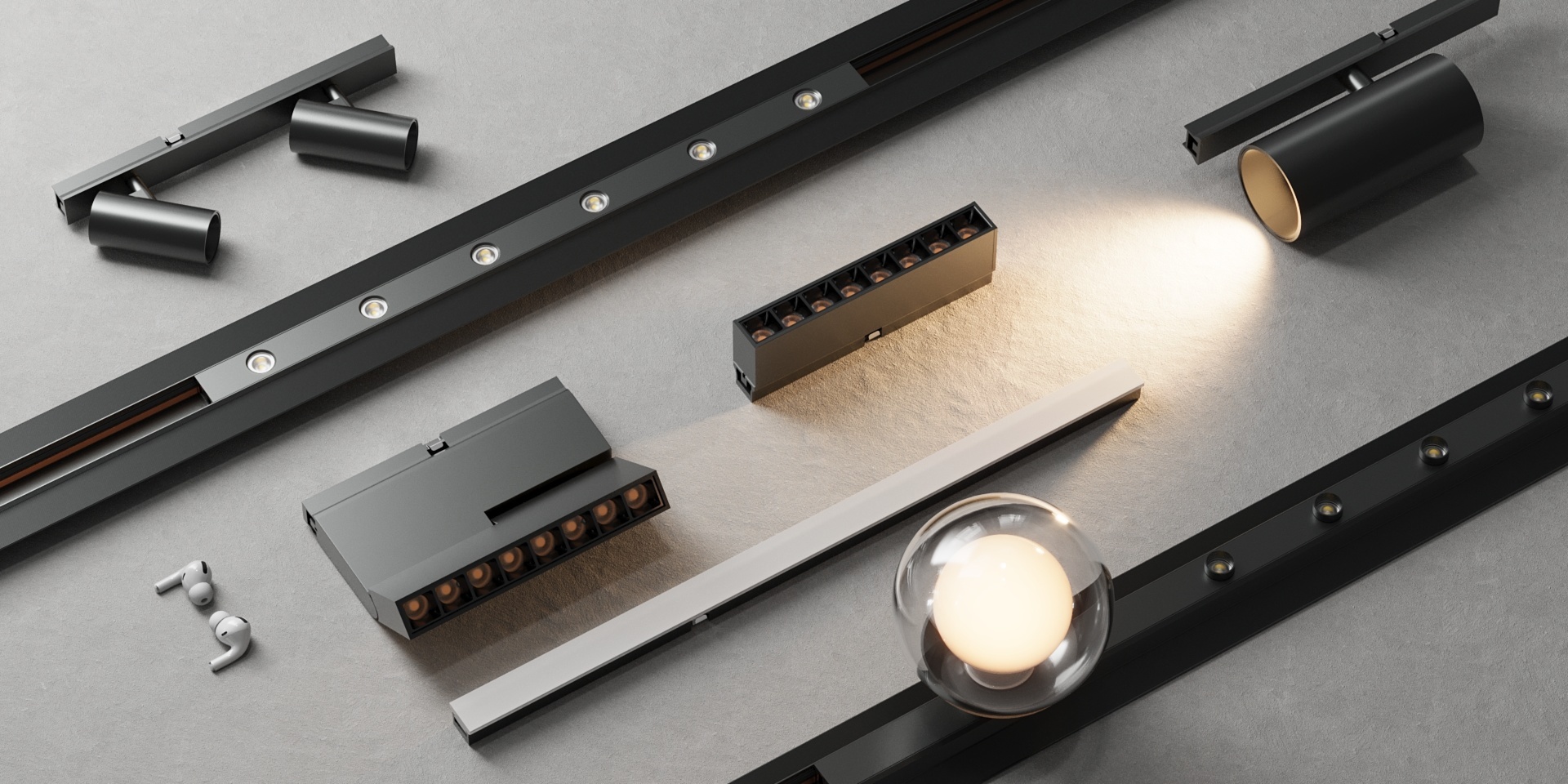 NanoBrite Magnetic Track Lighting: one system, endless layouts