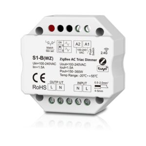 100-240VAC 1CH ZigBee & RF AC Triac Dimmer