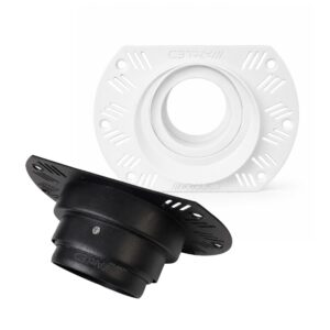 IP20 Fire Rated Tiltable GU10 Round Plaster In LED Downlight NEW 2026