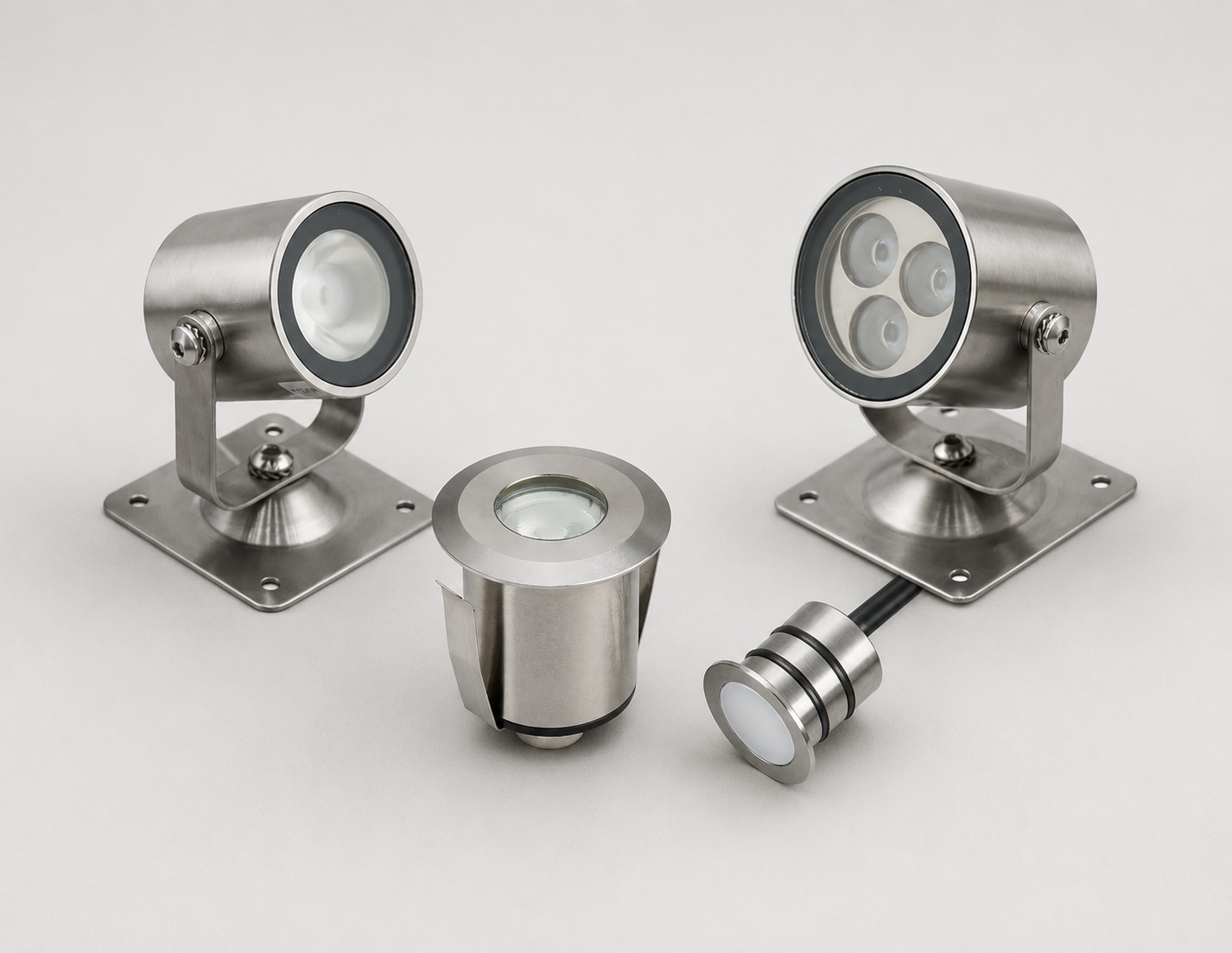 Stainless Ground and Spotlights