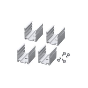 Pack of 4 x Metal Mounting Clips for 16x17 Neon