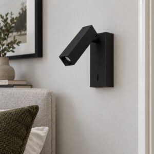 Luma Reader 3W 230V 2700K CRI90 Adjustable Reading Light IP20 (Textured Black)