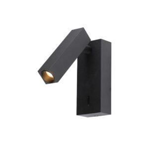 Luma Reader 3W 230V 2700K CRI90 Adjustable Reading Light IP20 (Textured Black)