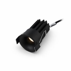 Sora Fluted 10W 500mA CRI97+ IP54 Downlight (Textured Black)
