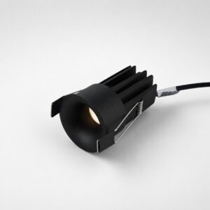 Sora Fluted 10W 500mA CRI97+ IP54 Downlight (Textured Black)
