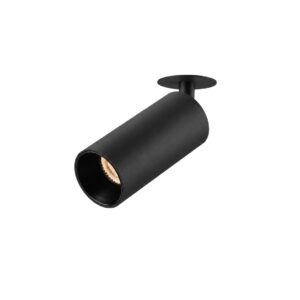 Tilto 9W 24V 2700K CRI95 IP20 Adjustable Flush Spotlight Textured Black