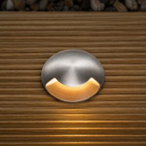 Dock Round 3W 24V 2700K CRI90 IP67 Stair Light (316 Stainless)