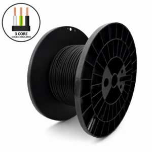 Double-insulated Silicone 3-core cable 20AWG 0.5mm