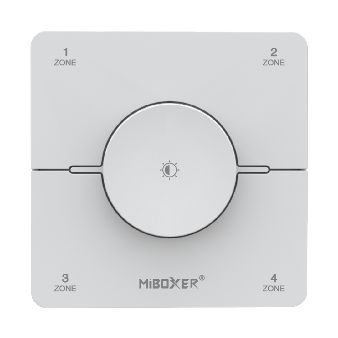 K0S 4-Zone Rotary Panel Remote - Black or White White