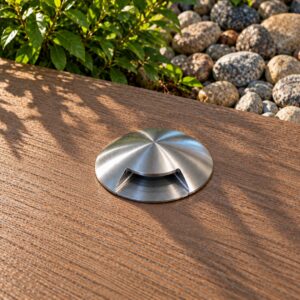 Dock Round 3W 24V 2700K CRI90 IP67 Stair Light (316 Stainless)