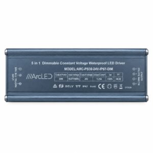 24V 30W IP67 5 in 1 Dim LED Driver