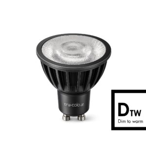 Tru-Colour Premium 36° CRI97 6.5W Dimmable GU10 Spotlight - Dim to Warm